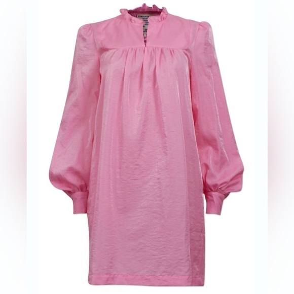 Baum Und Pferdgarten Abernathy Rosebloom Pink Baby Doll Dress sz EU42 US12 Silk - Picture 1 of 15